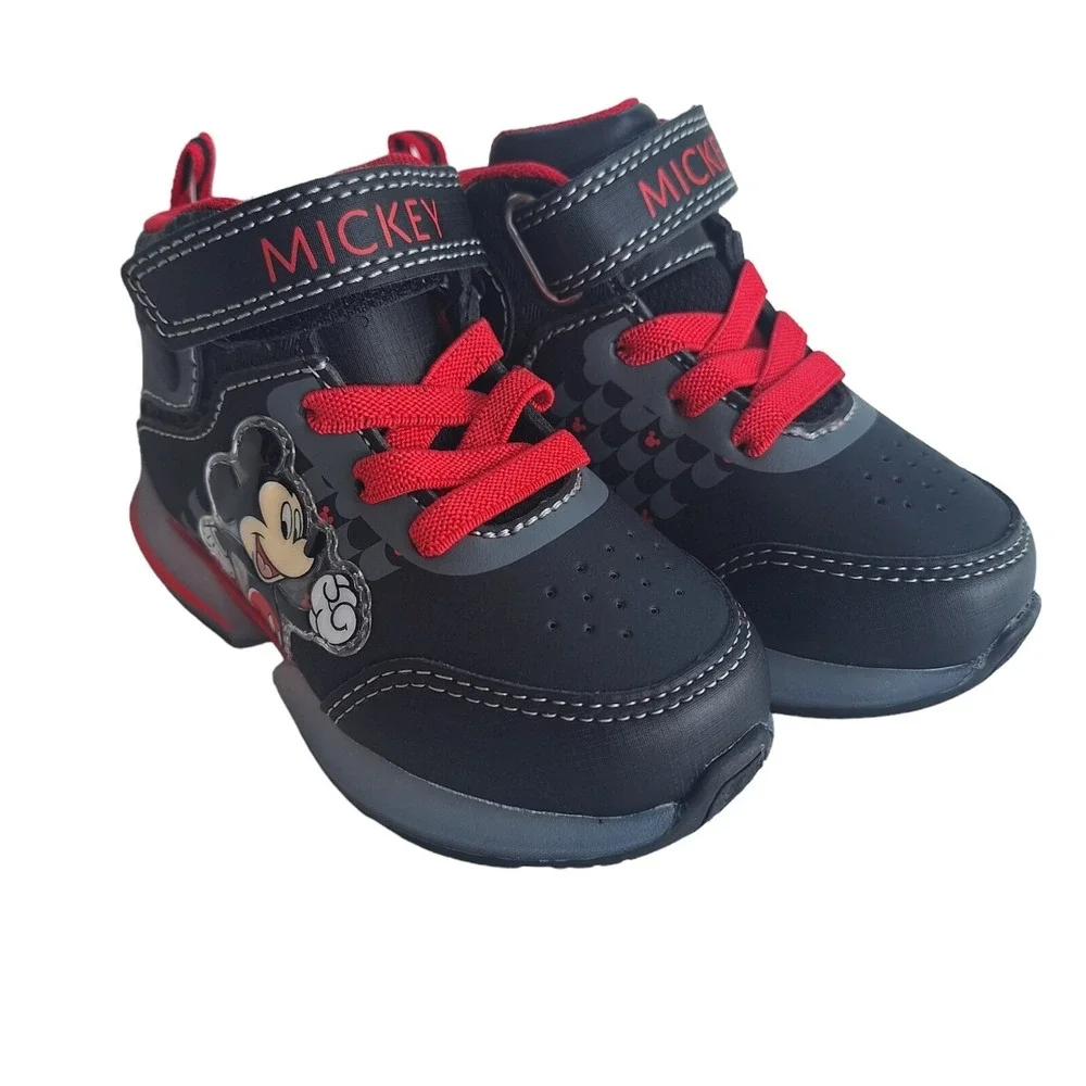 Disney Junior Mickey Mouse Athletic Fun House Boot Shoes Siz 6 (15cm) Color Grey